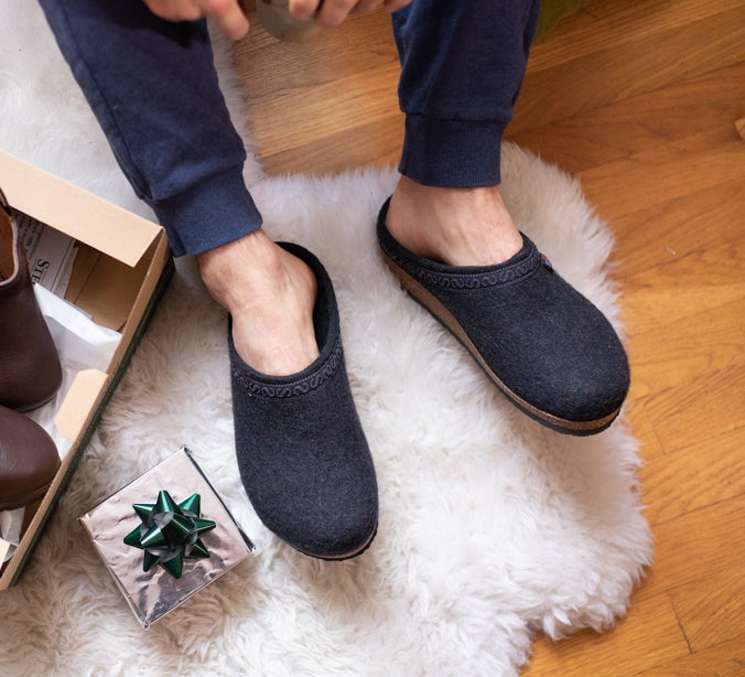 The Most Loved Gift Under the Tree for 130+ Years: Stegmann Wool Clogs