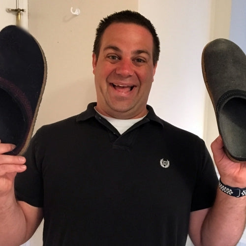 Charles wore the same Stegmann Clogs for 23 years