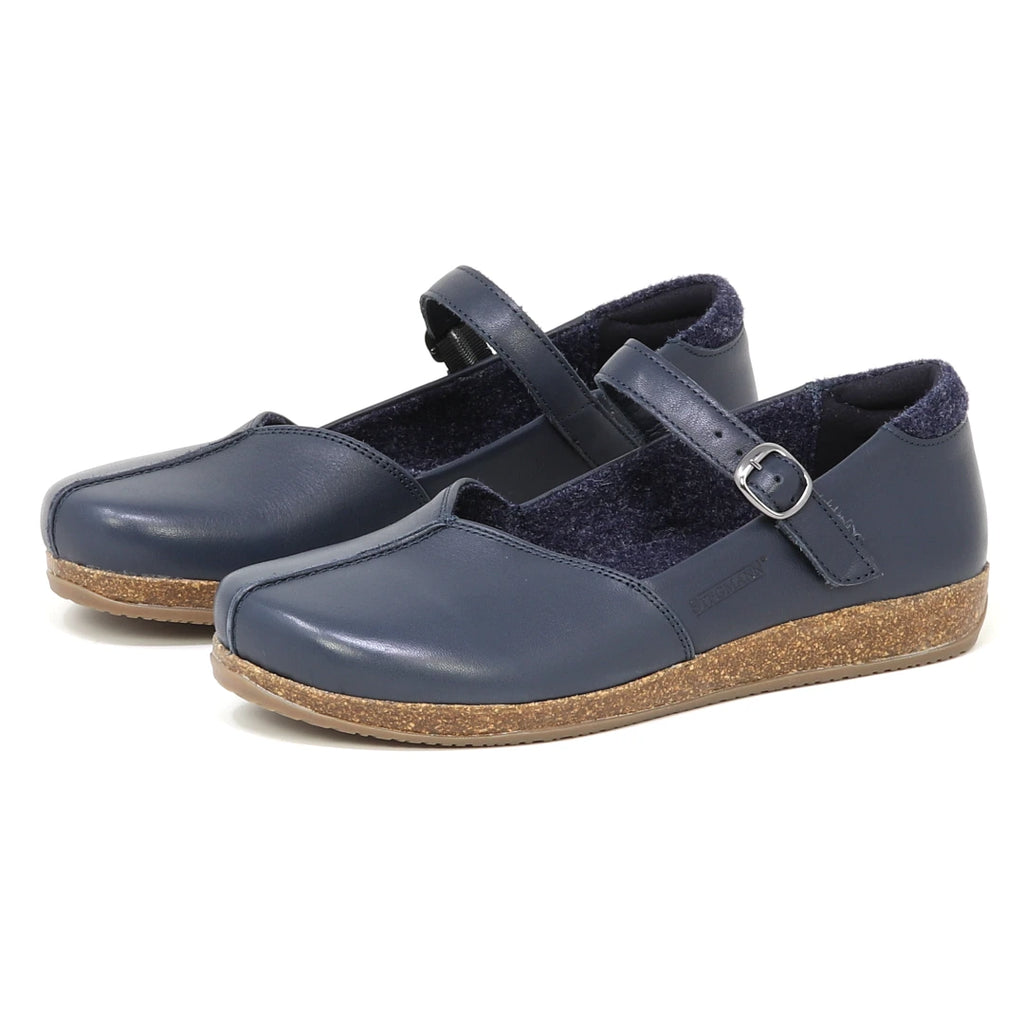 Women's Eva Leather Mary-Jane Navy / 10