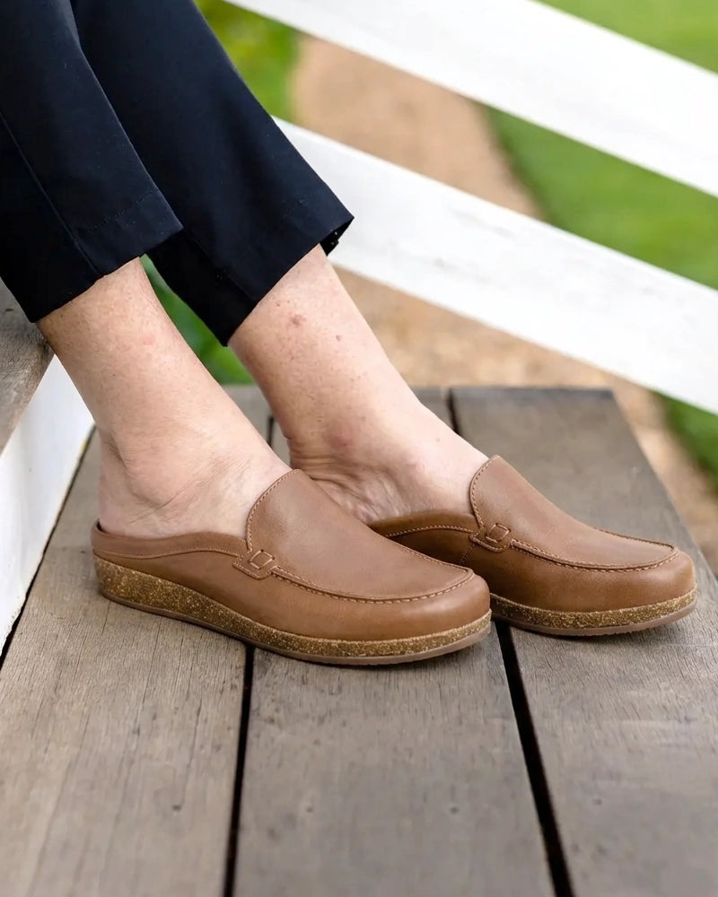 Women's Greta Leather Mule – Stegmann Clogs