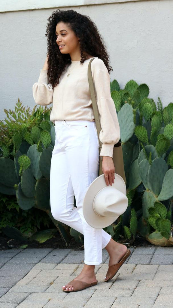 The Emma slide in Tan is the cutest and most comfortable summer sandal of the year