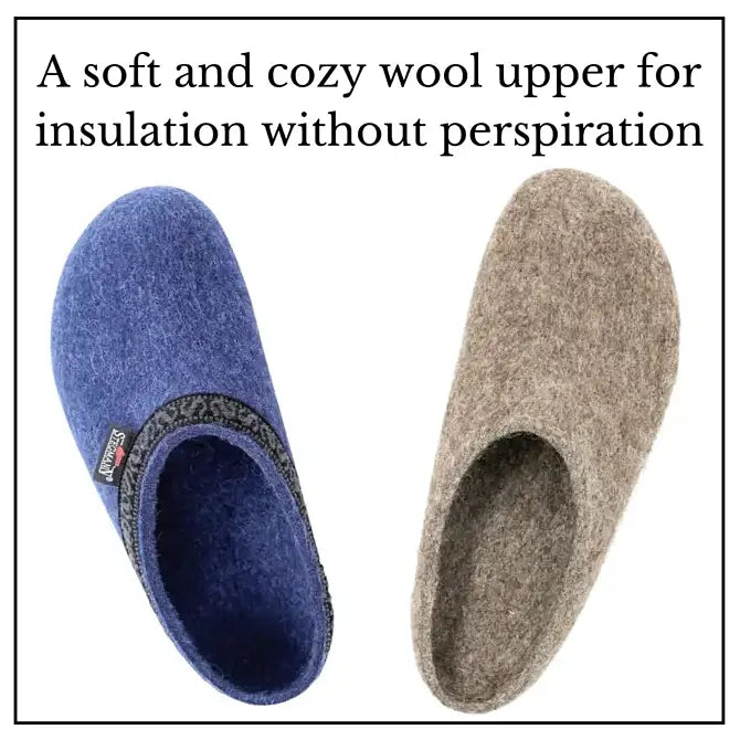 Boiled wool clogs discount