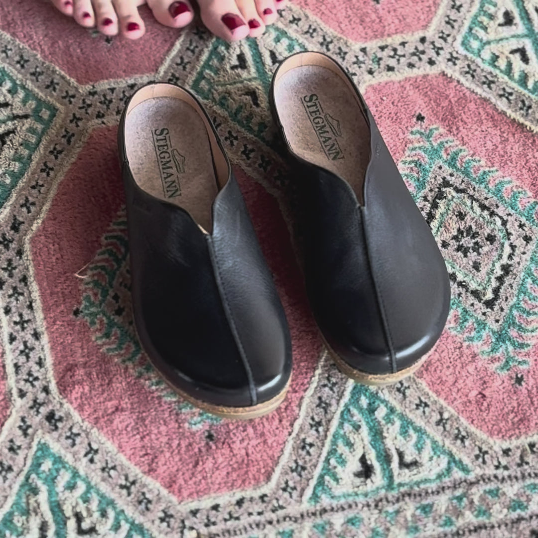 Women's Maria Leather Mule – Stegmann Clogs