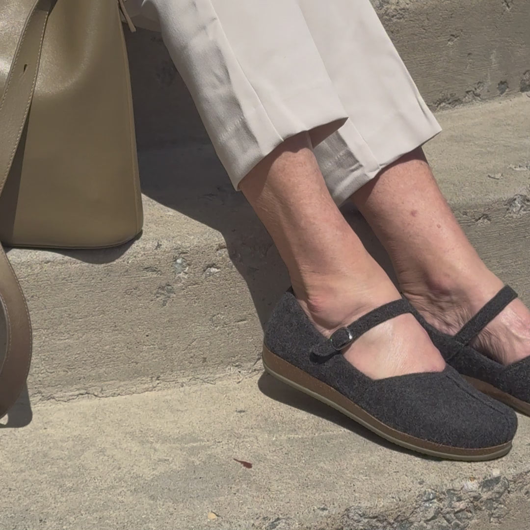 Women's Eva Wool Mary-Jane – Stegmann Clogs