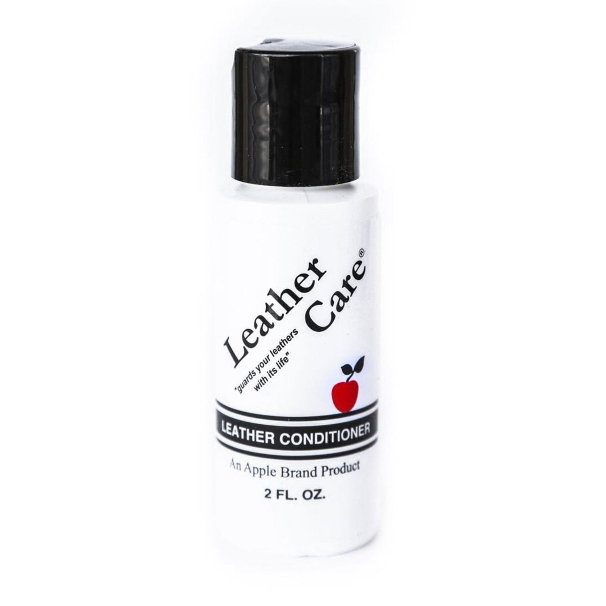 The Apple Leather Care Conditioner 8 Oz., perfect for finished leathers, offers premium care for your leather goods.